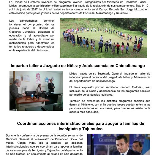 Boletín Semanal 18